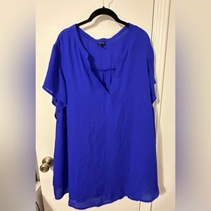 Torrid Blue Shirt - Size 5